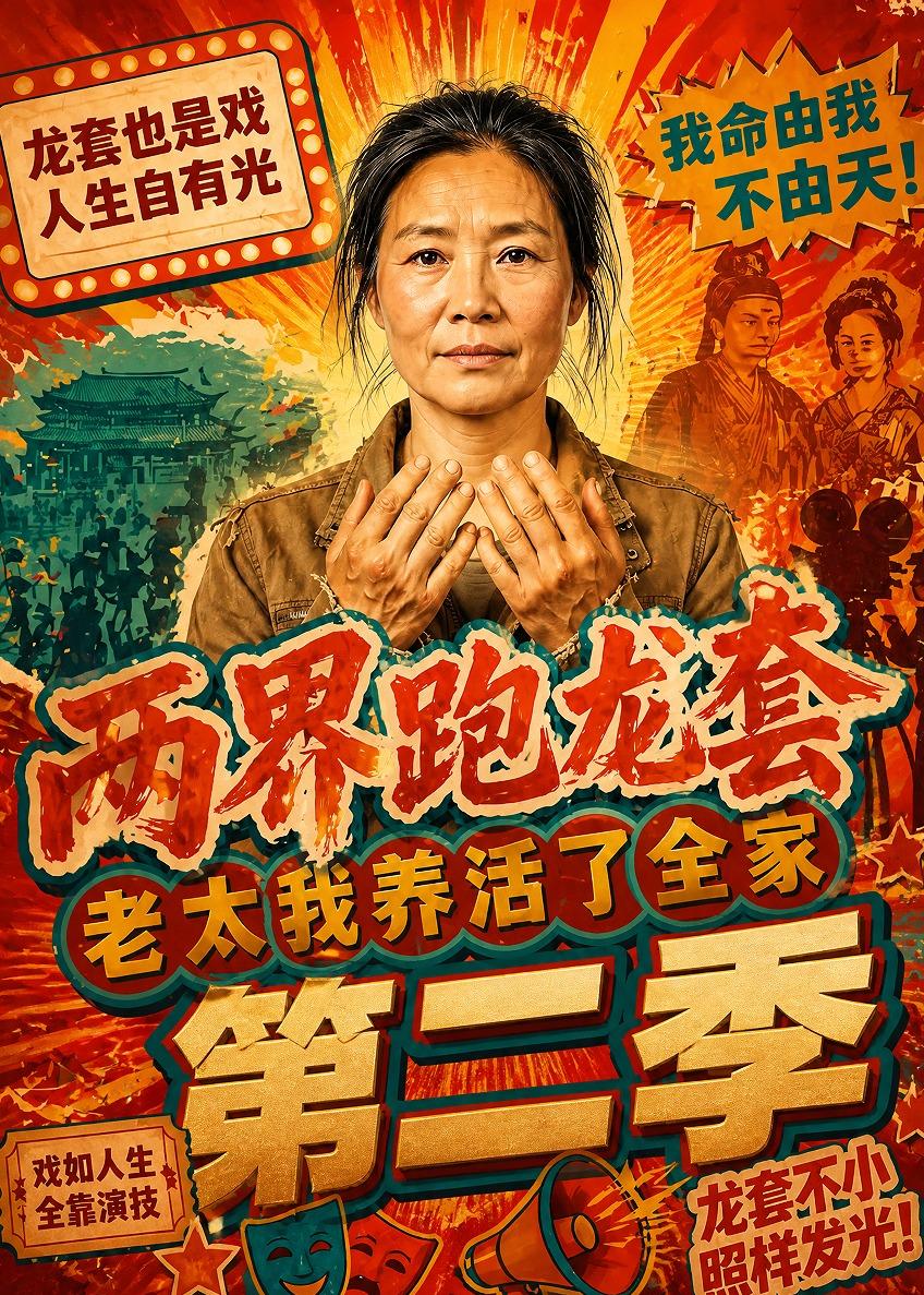 两界跑龙套，老太我养活了全家第二季     Ai漫剧
