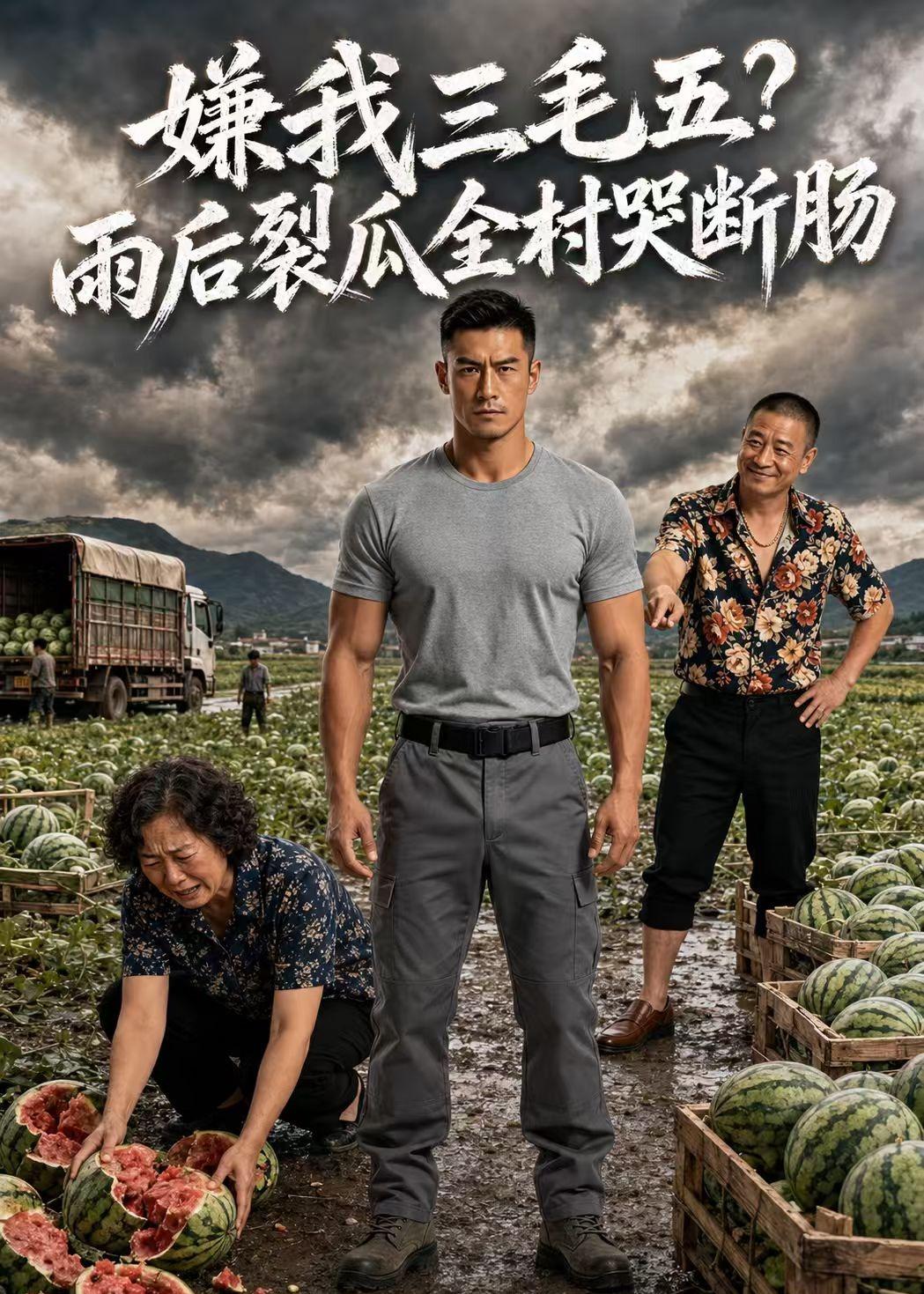 嫌我三毛五？雨后裂瓜全村哭断肠     AI