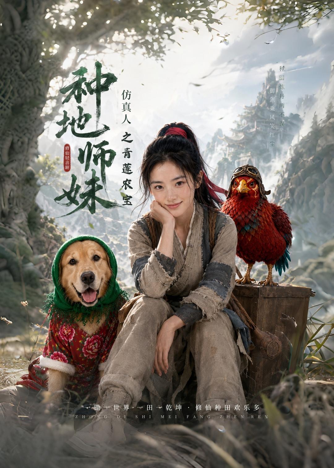 种地师妹仿真人之青莲农宝    Ai漫剧
