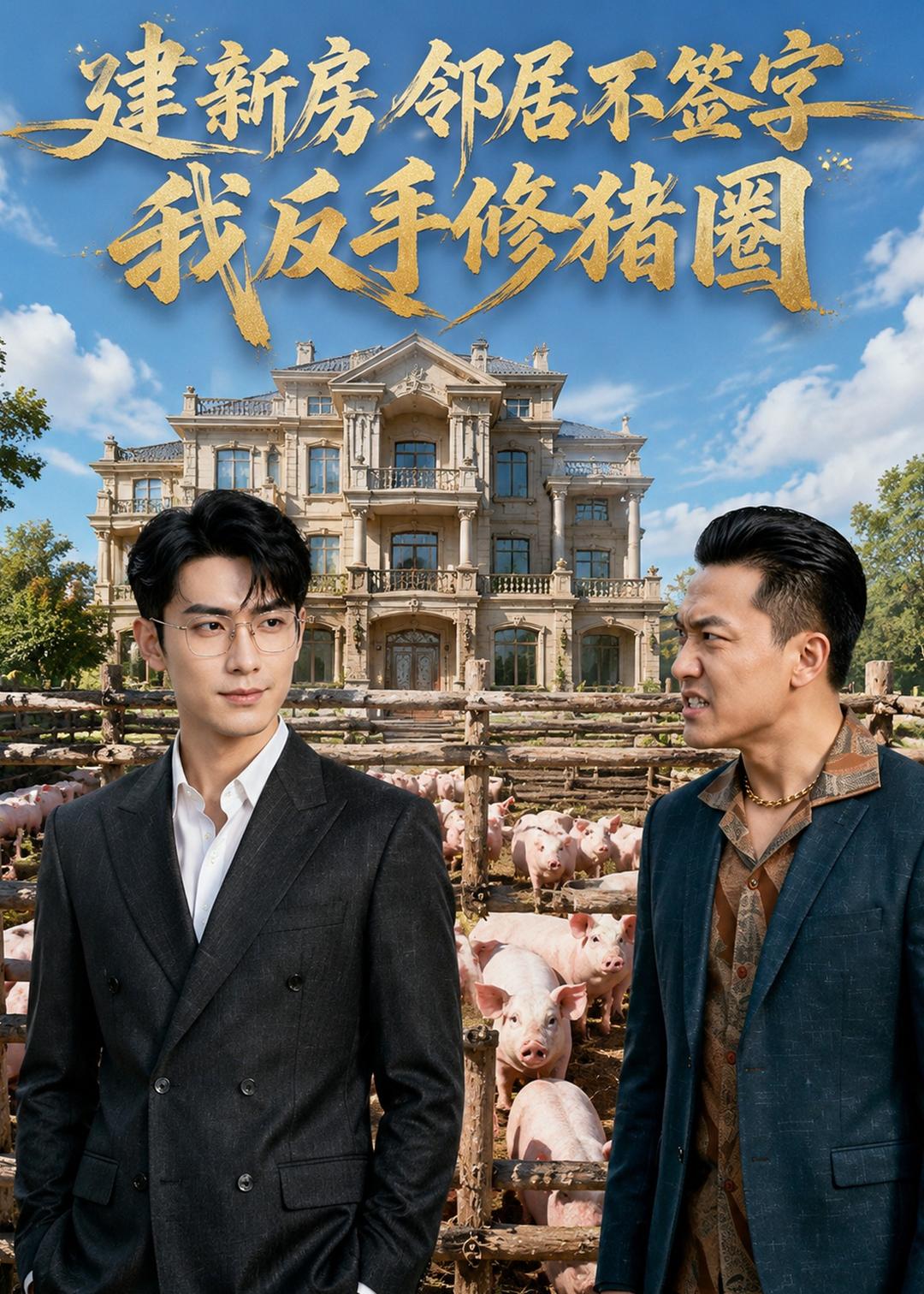 建新房邻居不签字，我反手修猪圈    AI